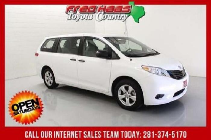 2012 toyota sienna one owner warranty in spring, tx