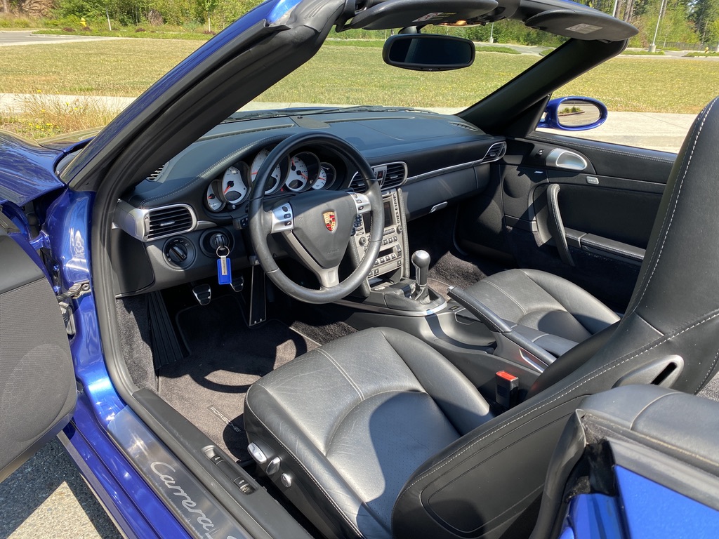 2006 porsche 911 carrera s cabriolet 6-speed
