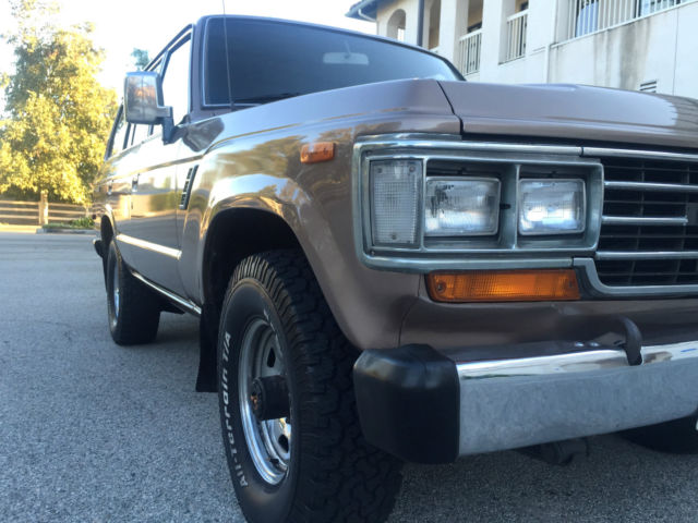 1988 toyota land cruiser fj62 60 40 landcruiser tlc 4x4 rust free california car