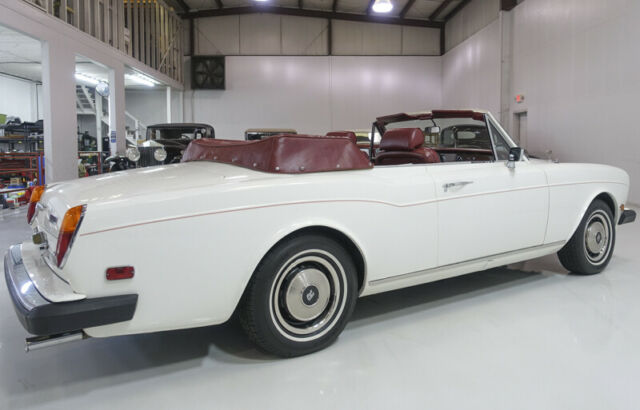 porcelain white 1979 rolls-royce corniche convertible | 6.75l v8 engine