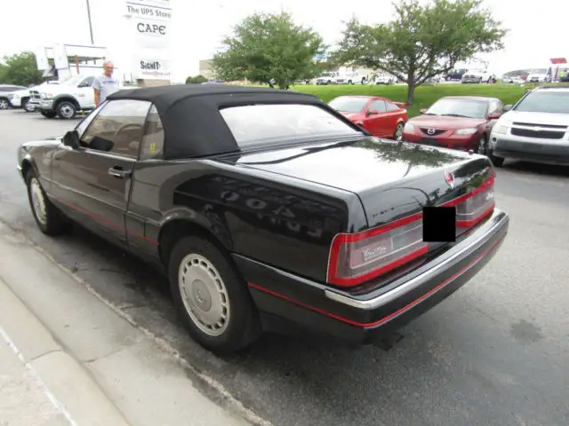 1989 cadillac allante convertible low miles very clean leather digital gauges lo