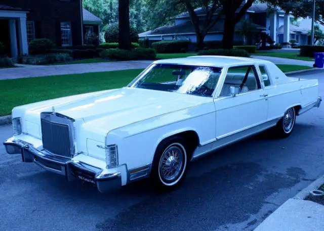 rare color combo - low mile survivor 1979 lincoln town coupe - 49k orig mi