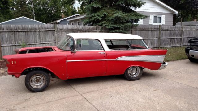 1957 chevy nomad, roller, clear title