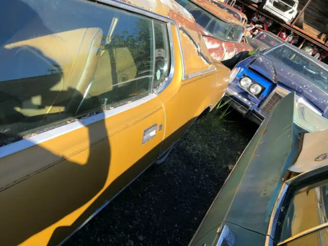 1972 ford thunderbird gold coupe original condition