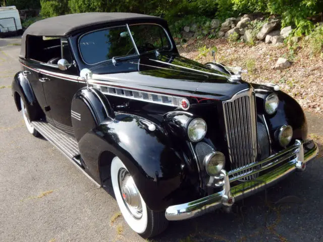 1940 packard 160 convertible sedan - 37k original miles! known history from new!