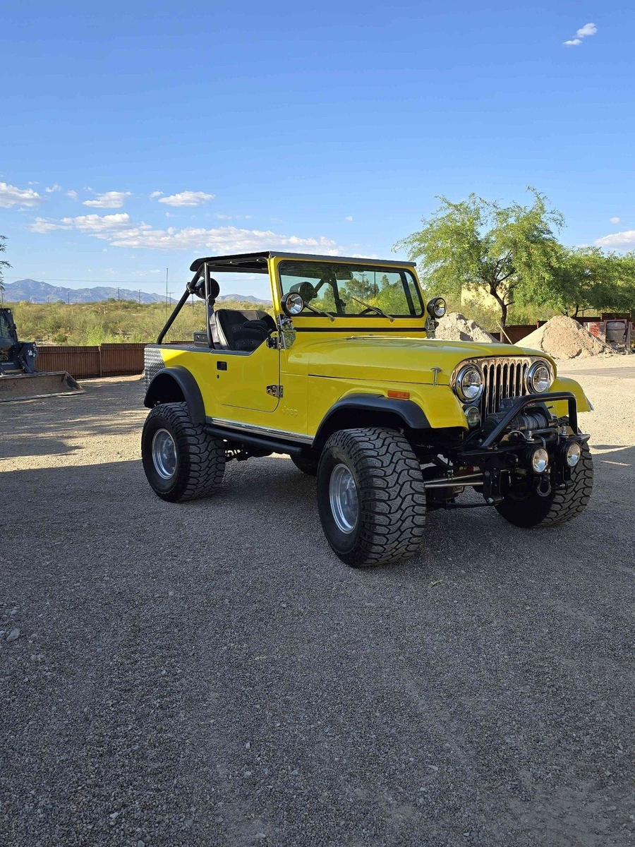 1981 jeep jeep suv yellow cj7