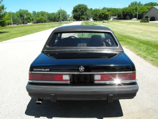 *** 1986 chrysler lebaron turbo k car rare coupe clean ***