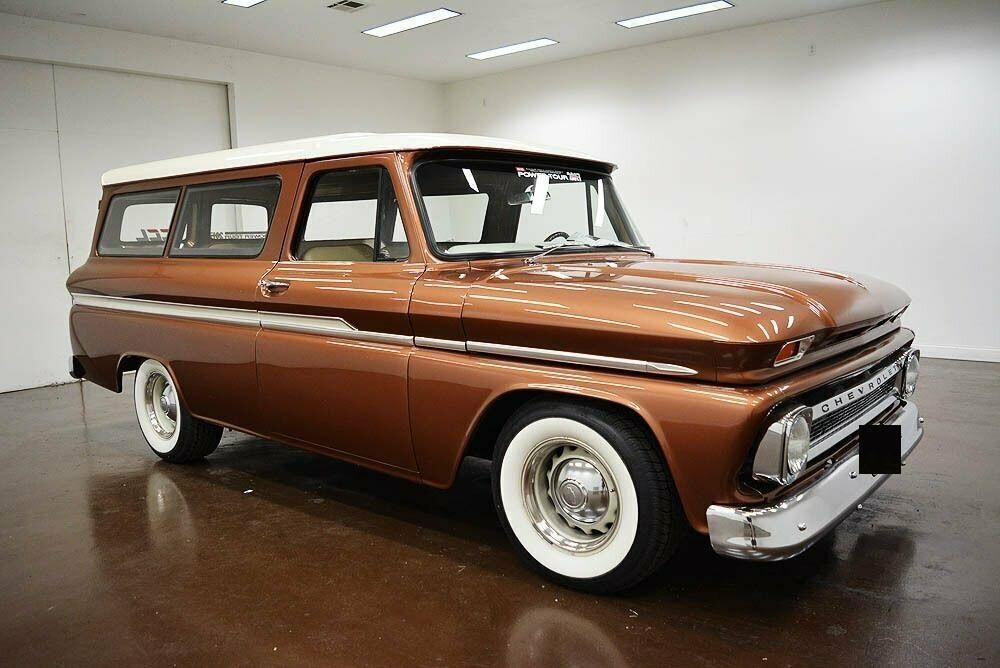 1964 chevrolet suburban 521 miles rootbeer metallic v8