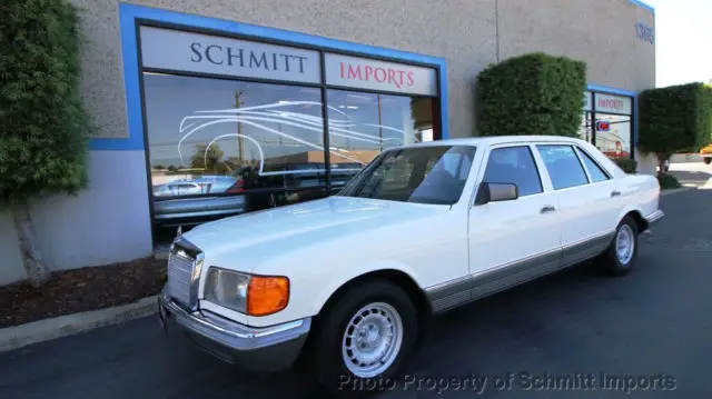 1983 mercedes-benz 500 sel euro model 50k miles, clean carfax!