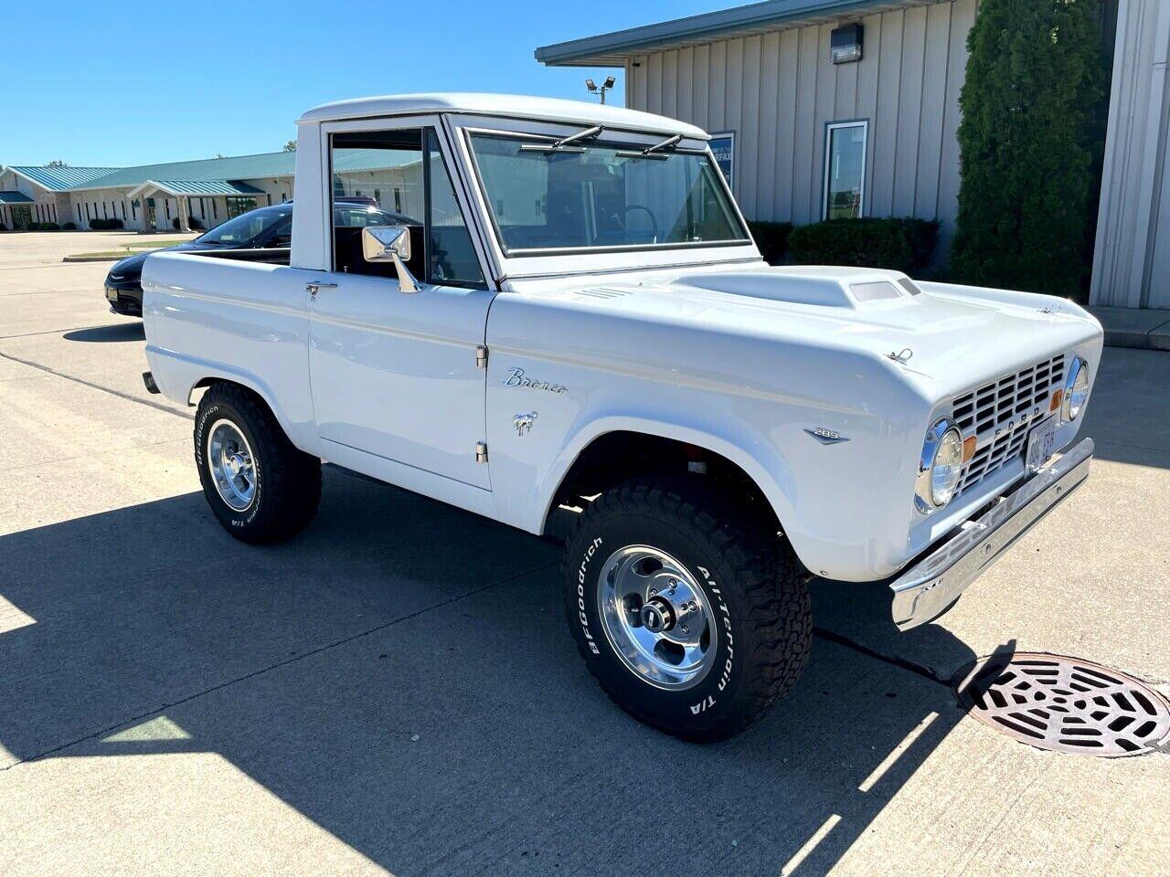1967 ford bronco 2 door 83285 miles white truck 289 3 speed manual