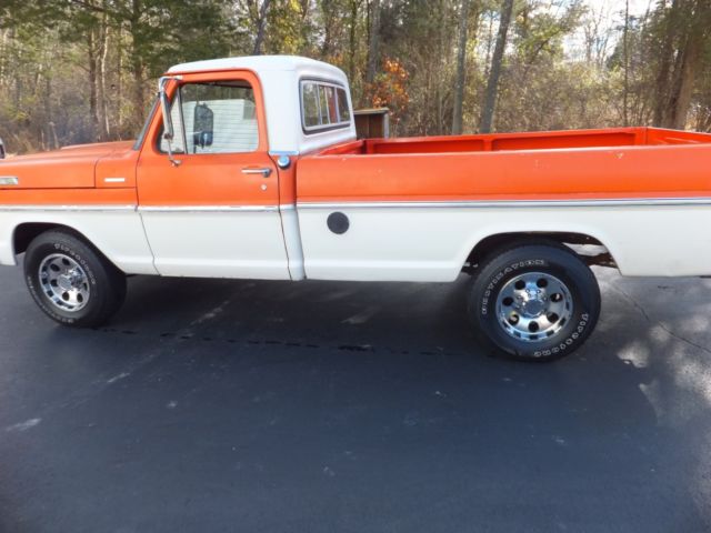 1971 ford f 250 camper special original paint truck super solid f great rat rod