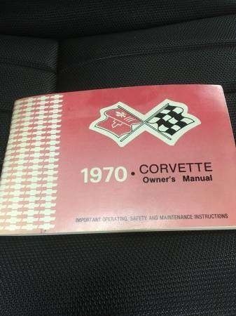 1970 chevrolet corvette stingray convertible 350hp 350ci gasoline 4-spd manual