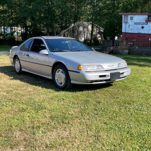 1992 ford thunderbird coupe grey rwd automatic super coupe