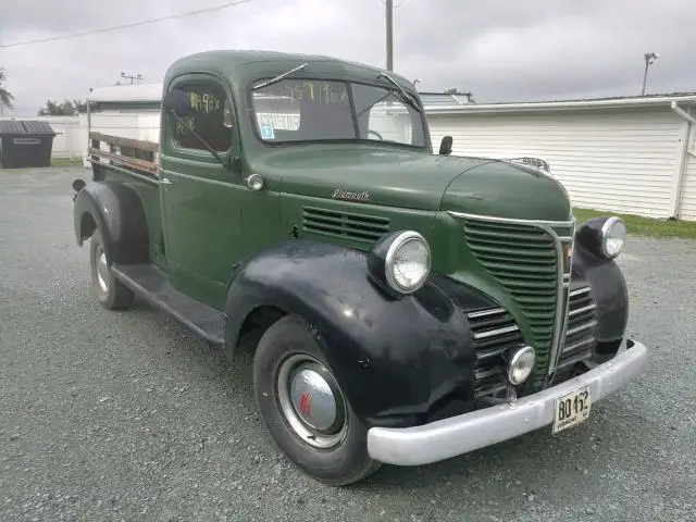 1941 plymouth pt125 express 84358 miles green pickup 6cyl manual