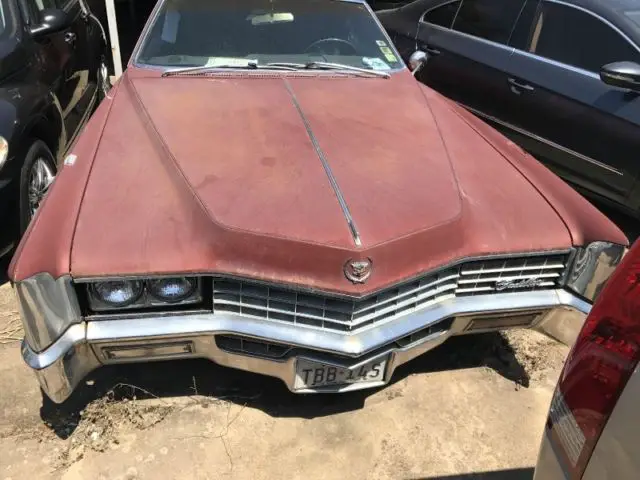 1967 cadillac el dorado 2 dr ht 19,526 miles red coupe 429 a