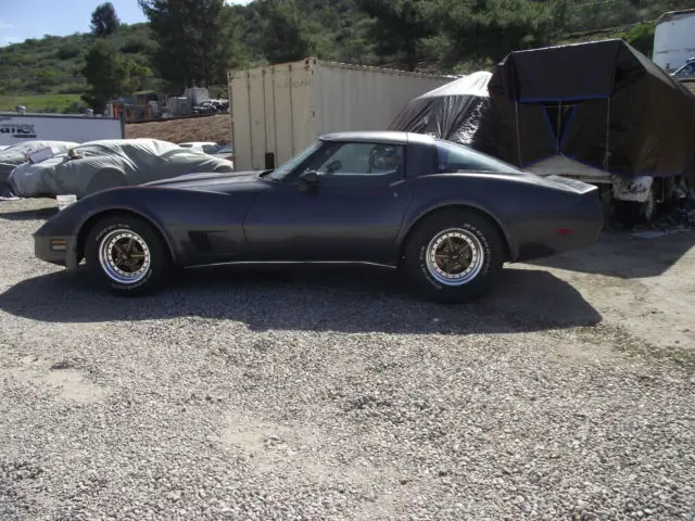 1981 corvette with rare 4 speed, good driver california car