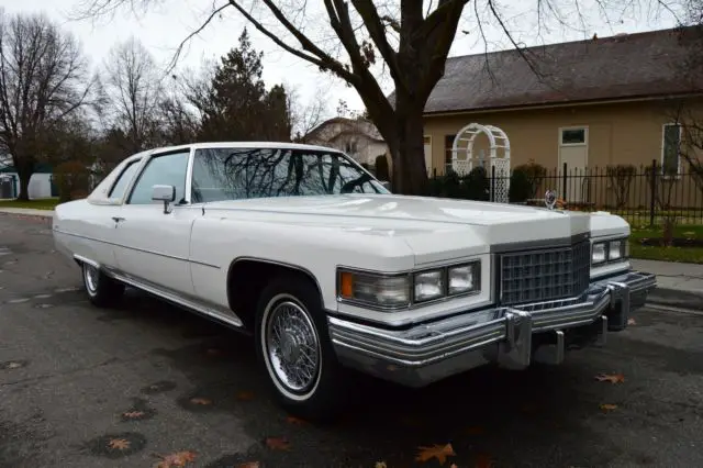 gorgeous 67k actual mile survivor 1976 cadillac coupe deville 500 cid v8 nice !!
