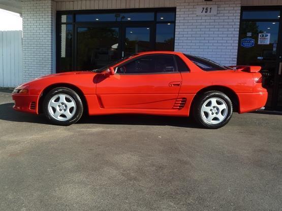 1993 mitsubishi 3000gt base 2dr hatchback red luxury car outlet 630-405-1784