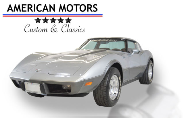 1978 corvette 7014 miles ! rare & collectible, anniversary ed, runs great