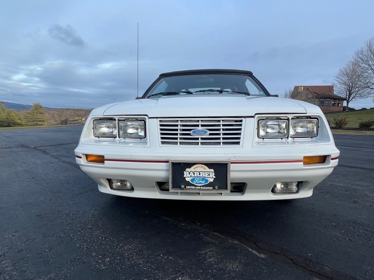1984 ford mustang white rwd automatic gt 350