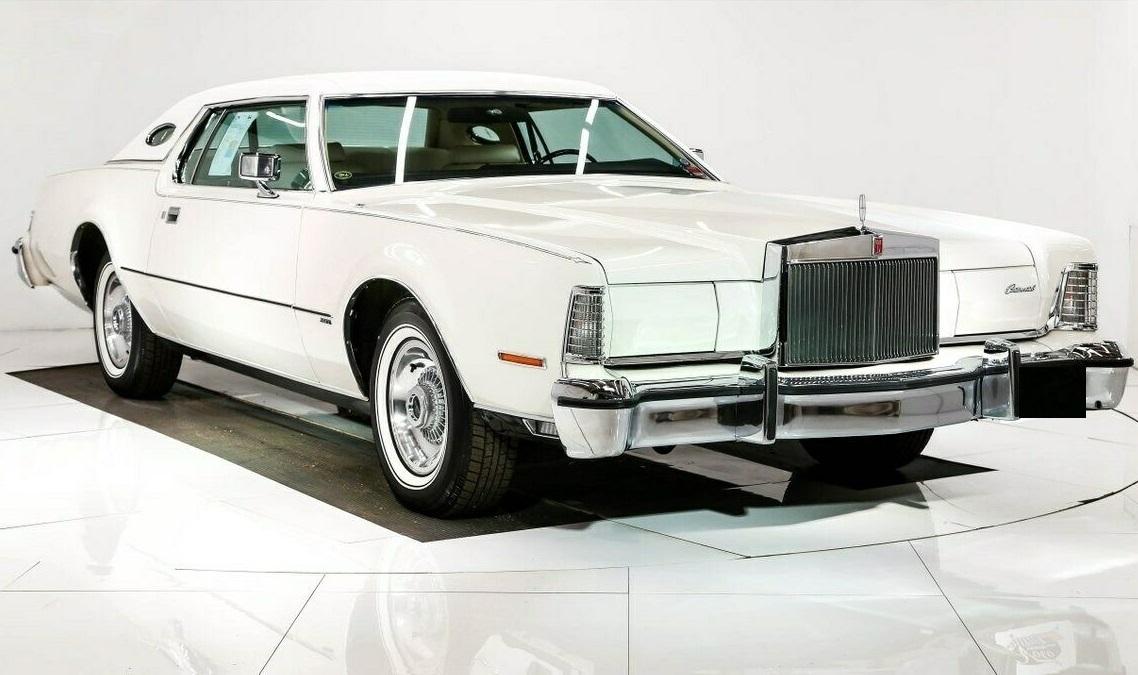 1974 lincoln continental mark iv gorgeous triple white dreamboat