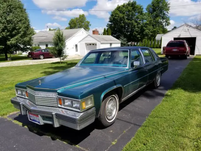 1979 cadillac fleetwood brougham d'elegance sedan 4-door 7.0l