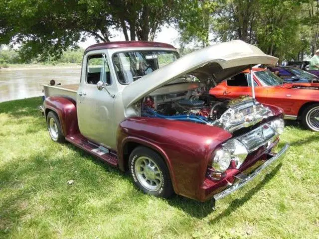 1954 ford f100 pickup truck, complete restoration, 302, auto w/od!