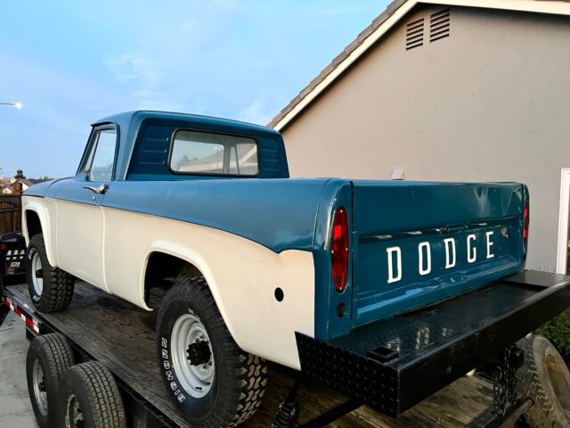 1962 dodge power wagon pickup blue 4wd manual w100