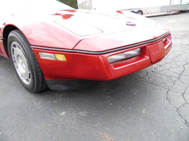 1986 chevrolet corvette convertible pace car 30,953 documented miles