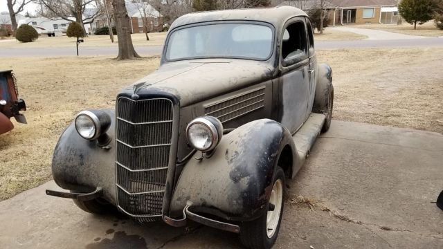 1935 ford coupe barn find, original paint 2 owner original flathead v8 available