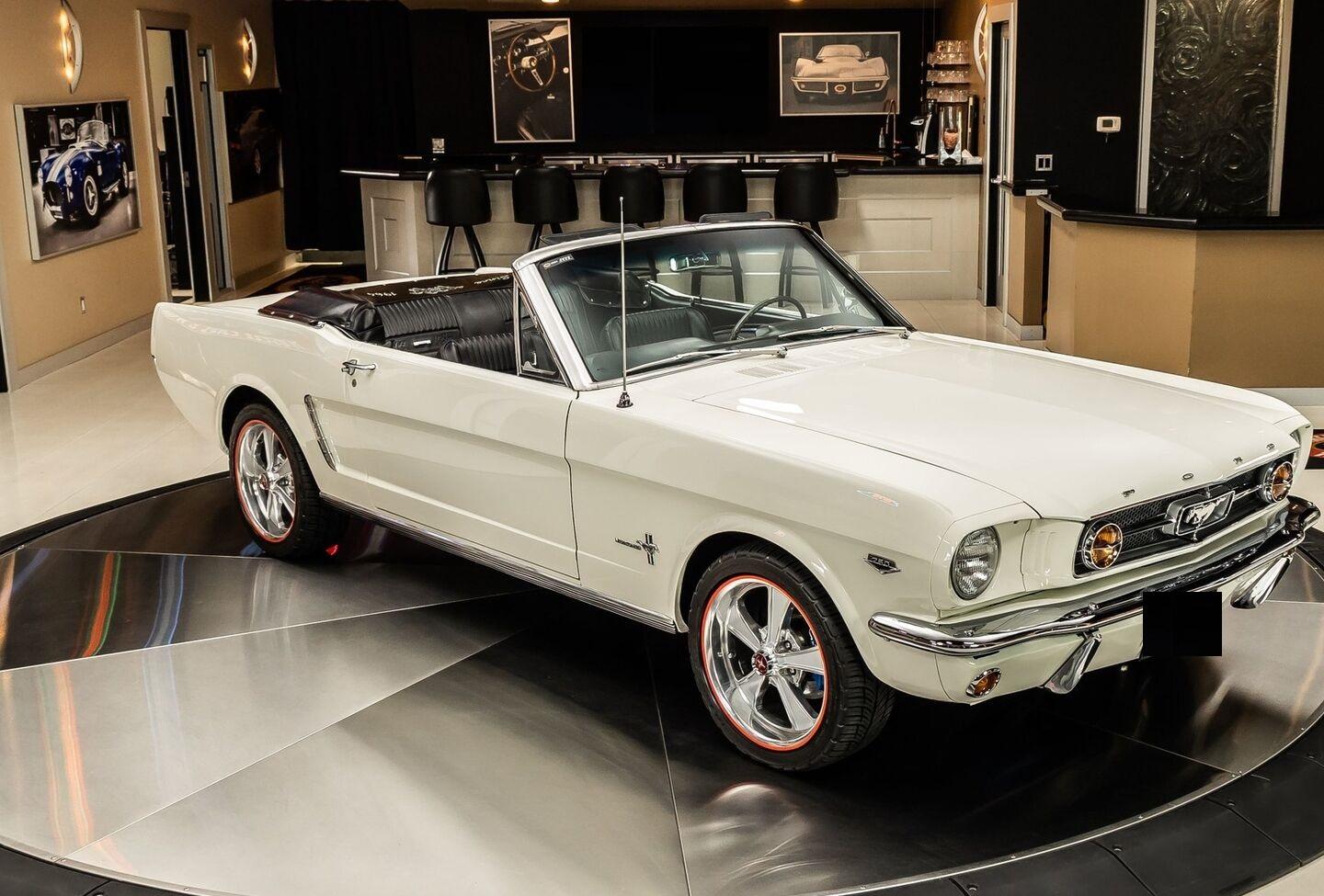 1964 ford mustang convertible white 260 v8 7115 miles