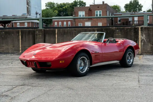 1975 chevrolet corvette convertible #'s match