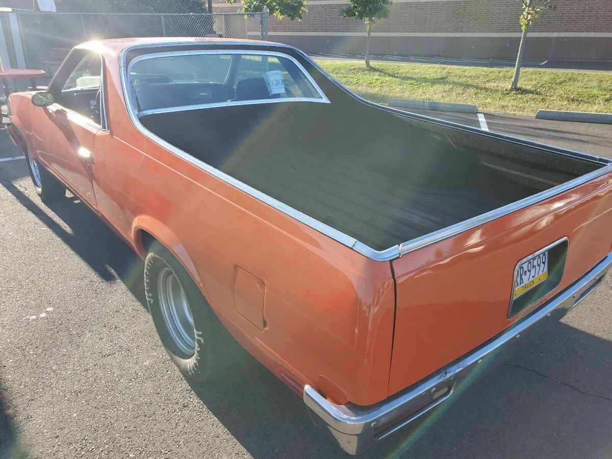 1981 gmc caballero pickup orange rwd automatic
