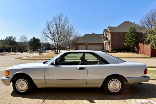 1990 mercedes benz 560 sec white/burgundy 127k sunroof nice paint & interior