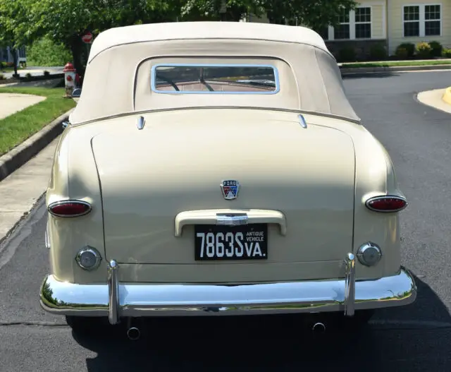 1950 ford custom deluxe convertible flathead v-8 frame-off low mileage ex. cond
