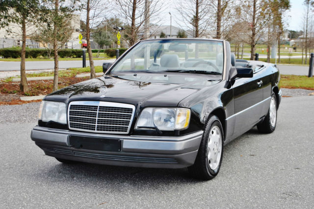 mint original just 68ks 1994 mercedes benz e320 convertible black beautifull wow