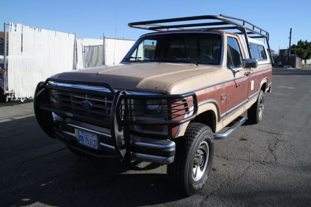 1984 ford f-250 xlt 4wd automatic 8 cylinder no reserve