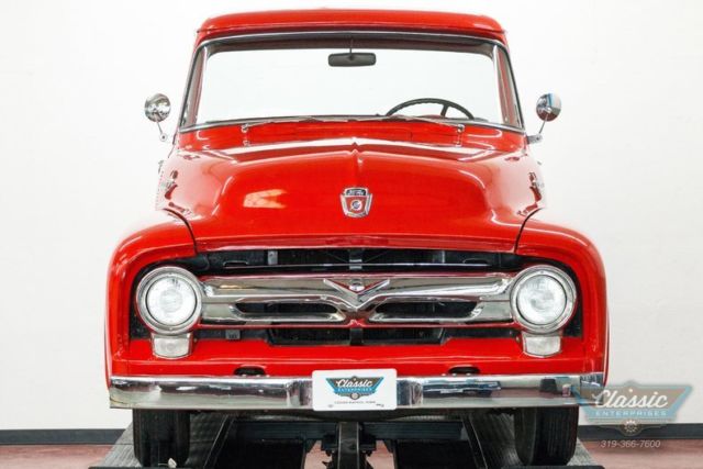 solid restored 1/2 ton truck in red detailed and very correct we ship worldwide