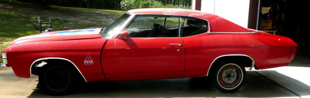 1971 ss 454 chevelle project car