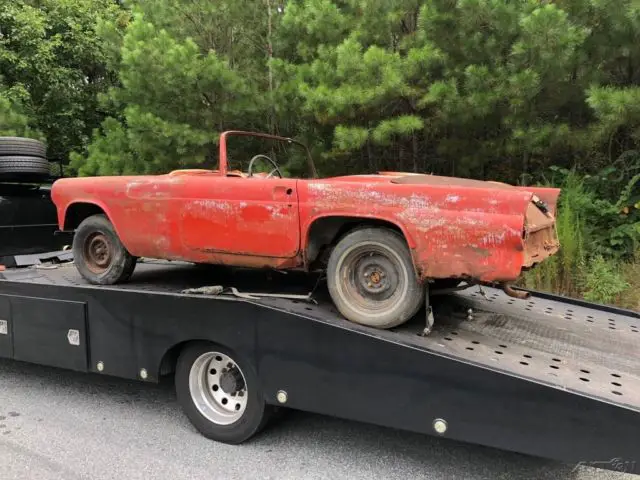 1955 ford thunderbird- basket case- hot rod-restoration-street rod-project-parts