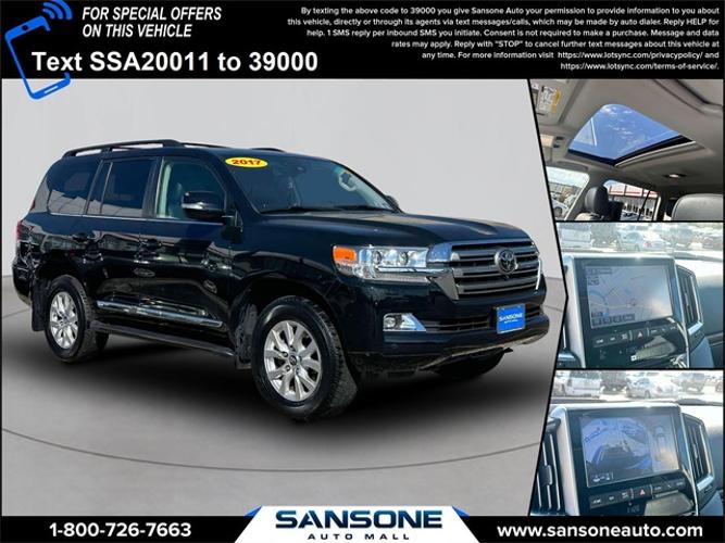 used 2017 toyota land cruiser base