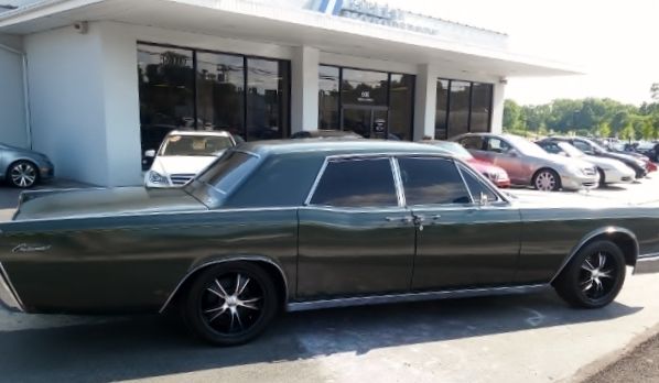 1966 lincoln continental sedan "suicide doors" original paint- dark green