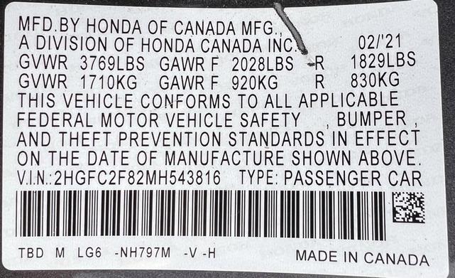 2021 honda civic