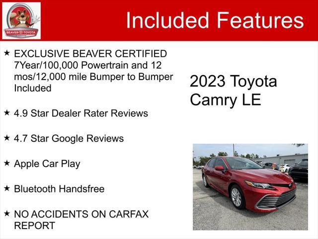 2023 toyota camry le