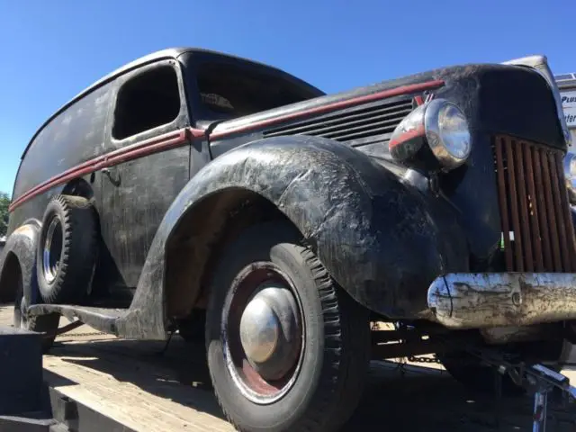 1940 ford panel truck, hotrod, ratrod, like dodge power wagon, chevy, flathead