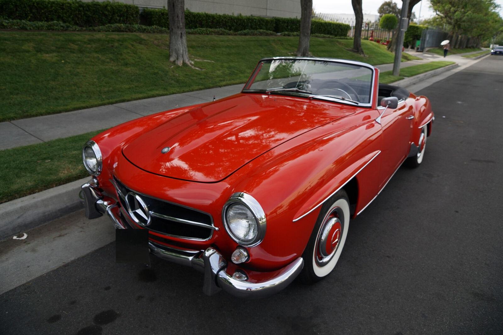 1961 mercedes-benz 190-series 10858 miles 1.9l 4 cyl manual convertible