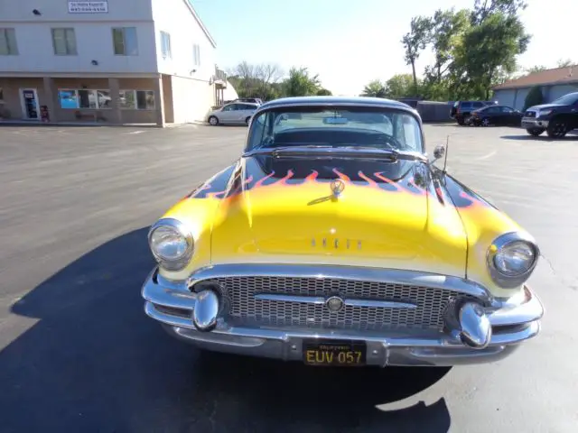 rare!! 1955 black buick roadmaster 2dr coupe