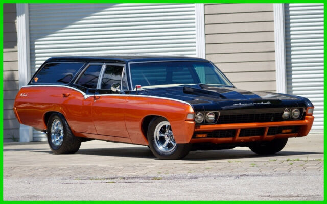 1968 chevrolet impala wagon ss tribute 427 v8 w/ l88 snowflake heads automatic