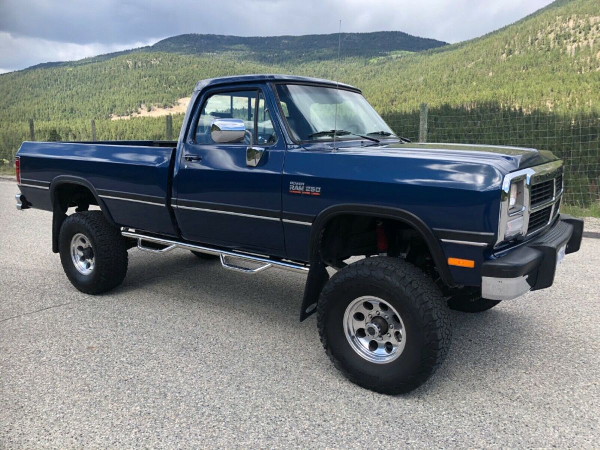 1991.5 ram w250 cummins diesel 4x4 frame off restored
