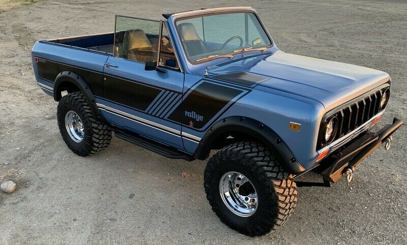 rare 1979 international harvester scout ii, 4x4, rallye, 345 v8. redcat